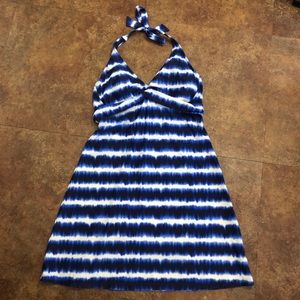 Athleta Swim Top Tankini Size 36 D DD Blue